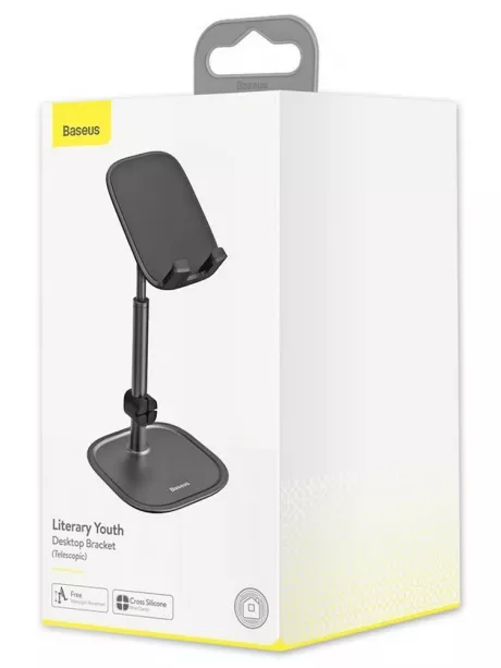 подставка для телефона и планшета на стол Baseus Literary youth desktop bracket SUWY-A01 black