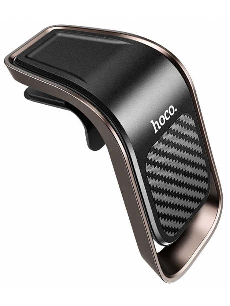 магнитный держатель на воздуховод Hoco CA74 Universe air outlet magnetic car holder black/metal gray
