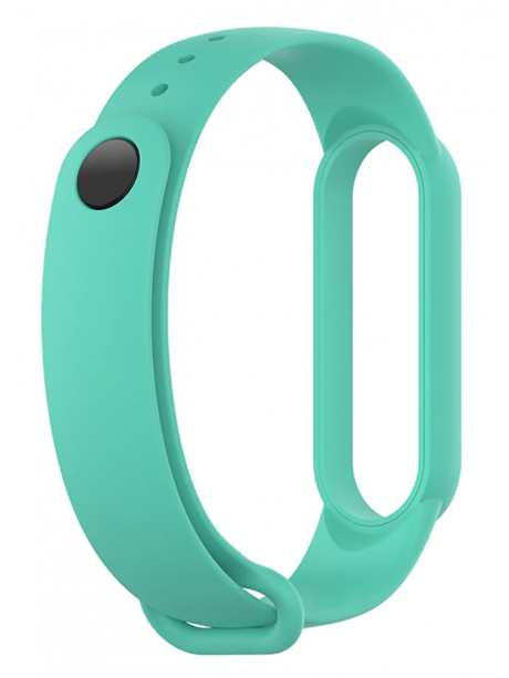 силиконовый ремешок Xiaomi для Mi Band 5 бирюзовый