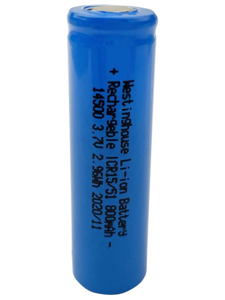 литиевый аккумулятор 3.7v Westinghouse ICR14500 800mAh без защиты 