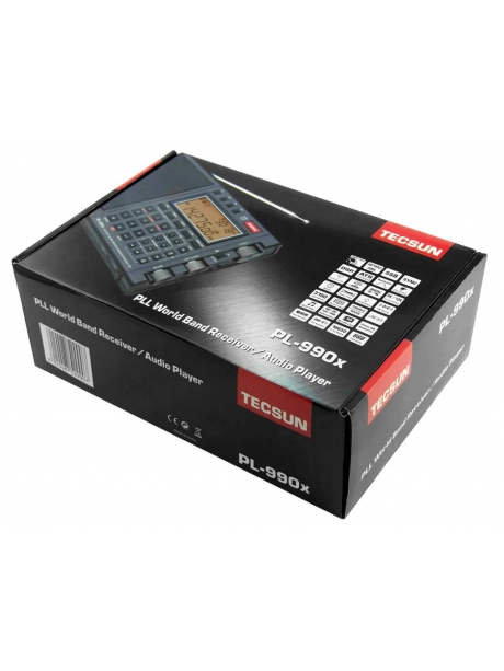 всеволновый цифровой радиоприемник с mp3 плеером Tecsun PL-990x (export version) black