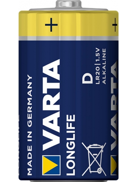 батарейка Varta LR20/D LONGLIFE 2BL 
