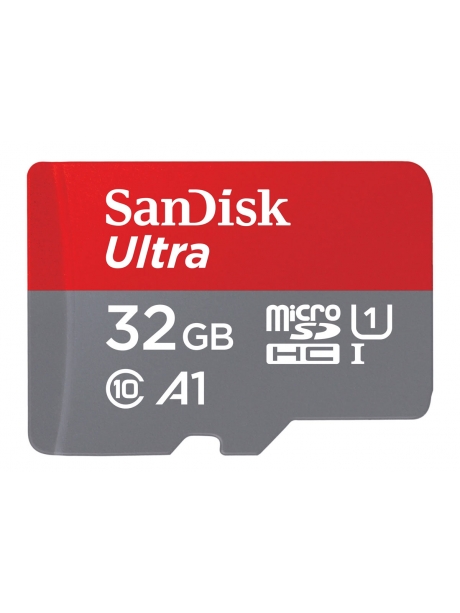 карта памяти SanDisk 32GB microSDHC  Cl10 U1 Ultra 100MB/s без адаптера 