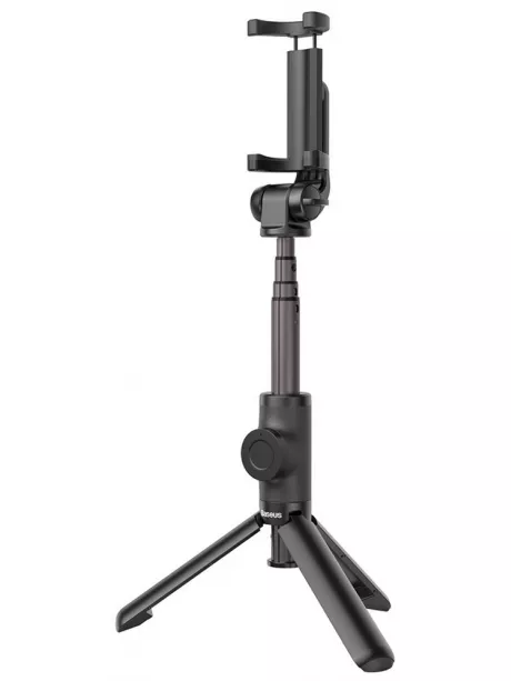 монопод с триподом для селфи Baseus Lovely Bluetooth Folding Bracket Selfie Stick black