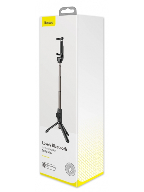 монопод с триподом для селфи Baseus Lovely Bluetooth Folding Bracket Selfie Stick black