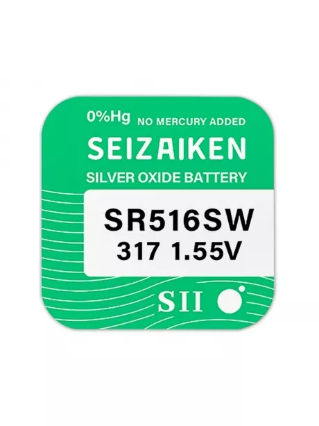 батарейка для часов SEIZAIKEN SR-516 SW/317 