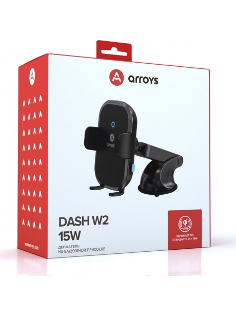 автомобильный держатель Arroys Dash-W2 Auto 15W black