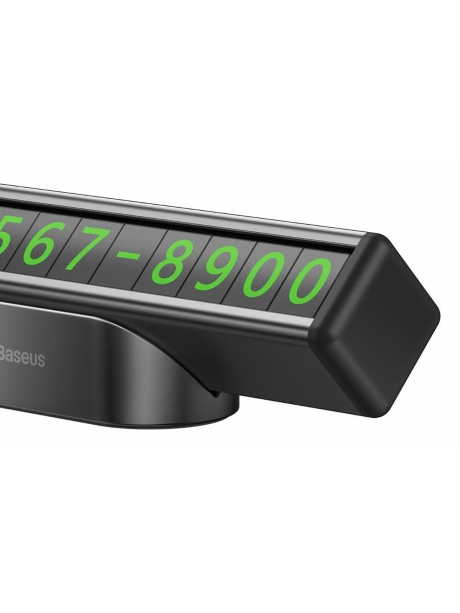 держатель для номера телефона в машину Baseus Square Bar Temporary Parking Number Plate black