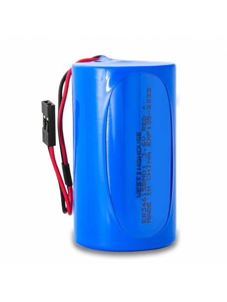 батарейка 3.6 В с коннектором Dupont 2,54 (BLS-2) Westinghouse ER 34615BMD1 (D) connector 