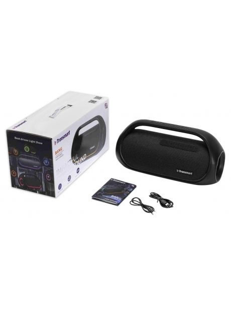 портативная колонка Bluetooth с подсветкой Tronsmart Bang 60W black