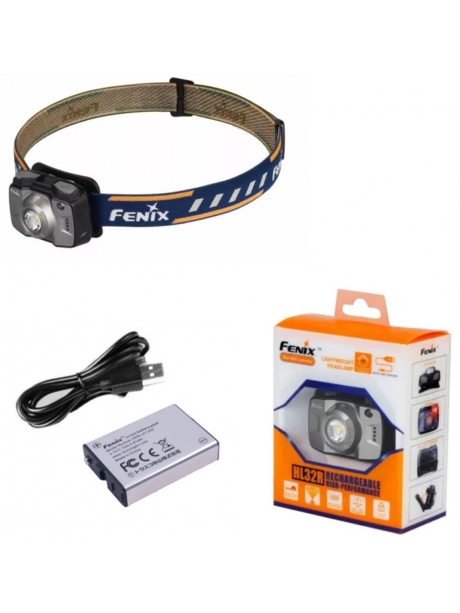 налобный фонарь Fenix HL32R серый