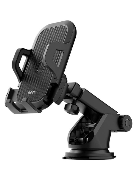 держатель Hoco CA76 Touareg one-touch center console car holder black