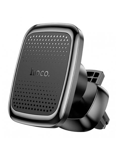 магнитный держатель на воздуховод Hoco CA106 Air outlet magnetic car holder black metal gray