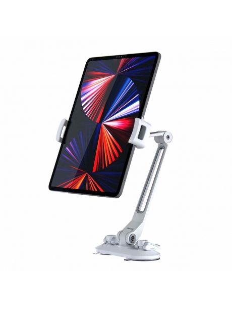 Подставка для планшета и смартфона на присоске Arroys Dash-LD2 white