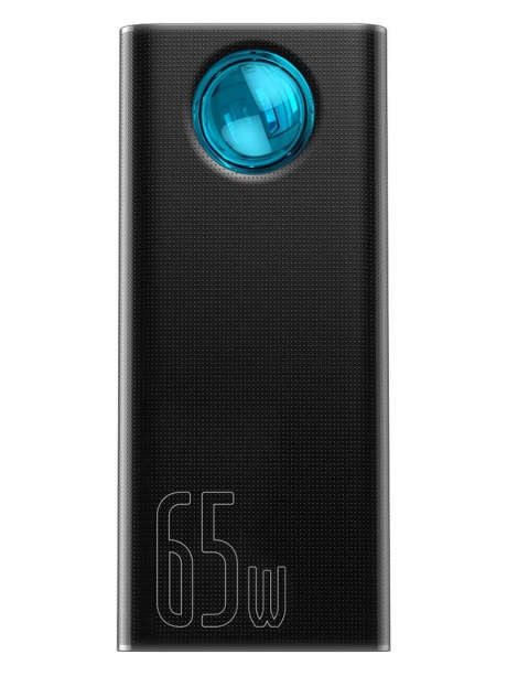 внешний аккумулятор с подсветкой и Power Delivery Baseus Amblight Digital Display Quick Charge Power Bank 30000mAh black