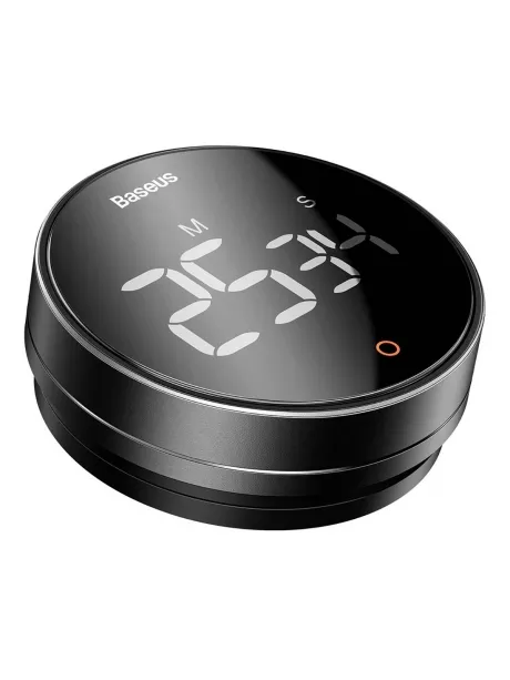 электронный бытовой таймер Baseus Heyo rotation countdown timer Pro dark grey