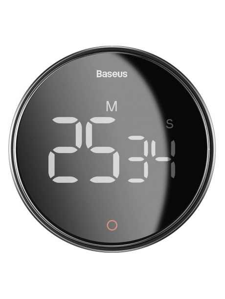 электронный бытовой таймер Baseus Heyo rotation countdown timer Pro dark grey