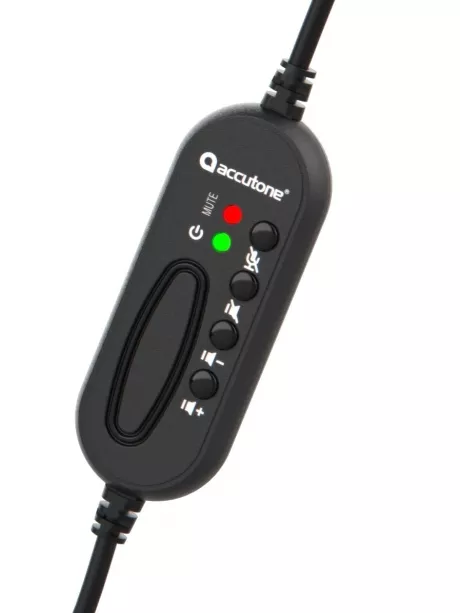 Компьютерная гарнитура с микрофоном Accutone UB110 USB black