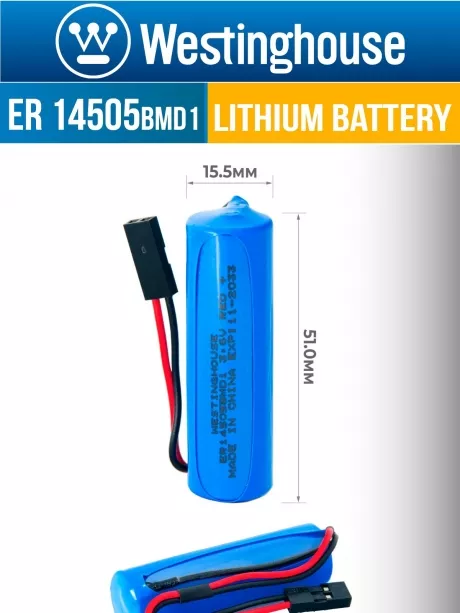 батарейки 3.6 В с коннектором Dupont 2,54 (BLS-2) Westinghouse ER 14505BMD1 (AA) connector 5шт. 