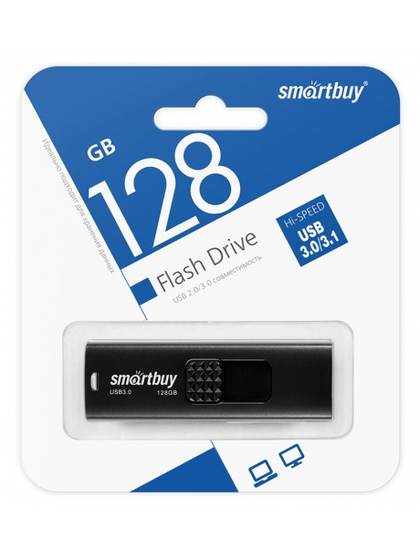 флешка USB SmartBuy Fashion 3.0 128GB black