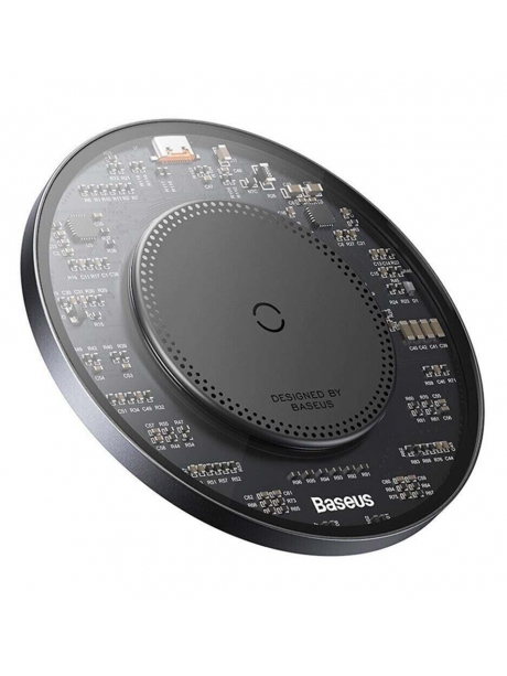 беспроводная зарядка для телефона Baseus Simple 2 Wireless Charger 15W Cluster black