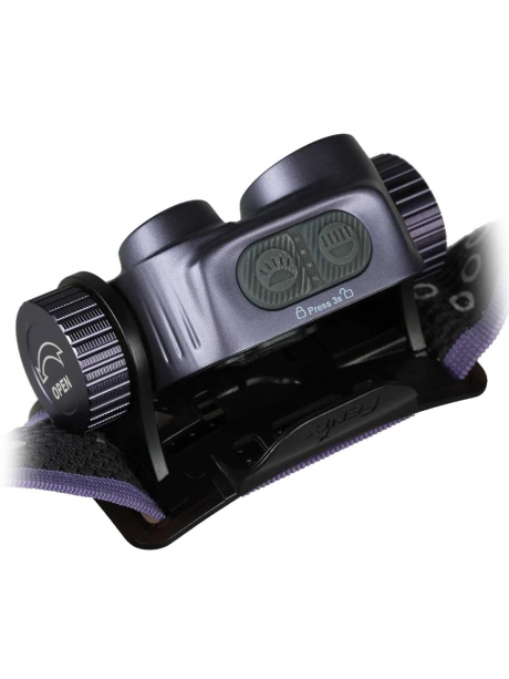 налобный фонарь Fenix HM65R-DT Dual LED dark purple