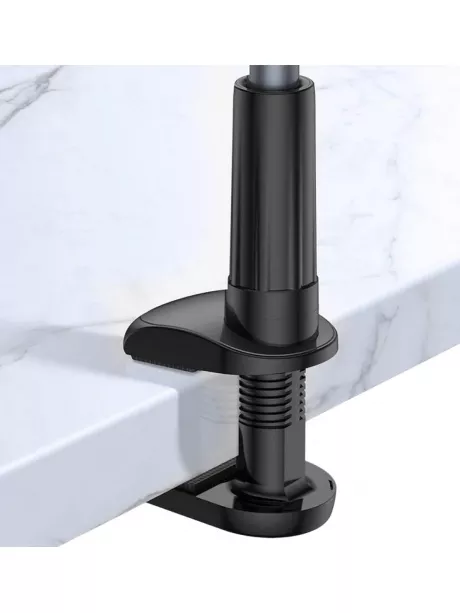 держатель смартфона на стол Baseus Unlimited adjustment lazy phone holder dark gray
