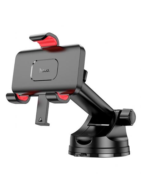 держатель для телефона на присоске Hoco H22 Dragon automatic clamping car holder (center console) red and black