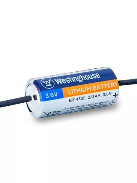 литиевая батарейка 3.6v Westinghouse ER 14335Y (2/3AA) axial wires 