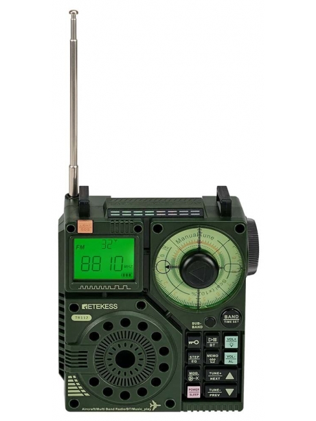 портативный цифровой радиоприемник Retekess TR112 green