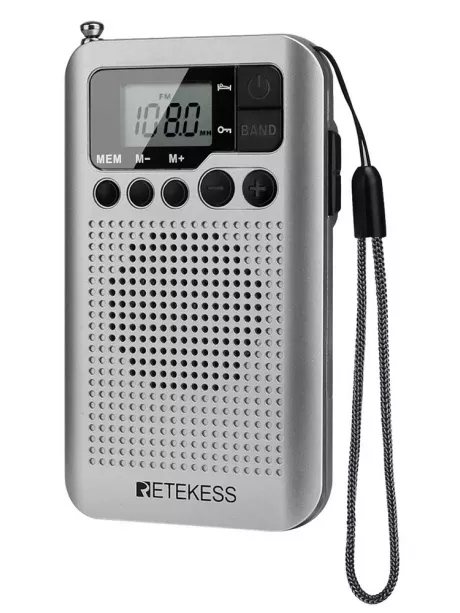 карманный цифровой радиоприемник Retekess TR106 silver