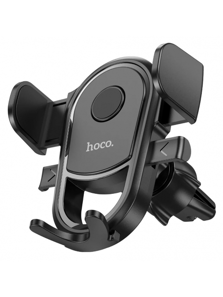 держатель на решетку вентиляции в машину Hoco H6 Grateful one-button car holder (air outlet) black