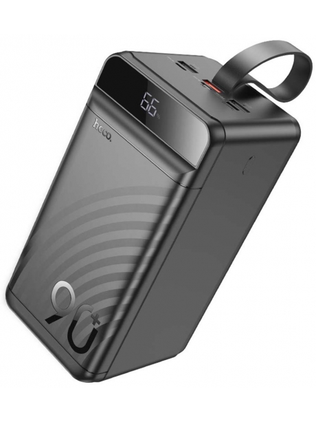 портативный аккумулятор повербанк Hoco J123D Element 22.5W+PD20W compatible power bank(90000mAh) black