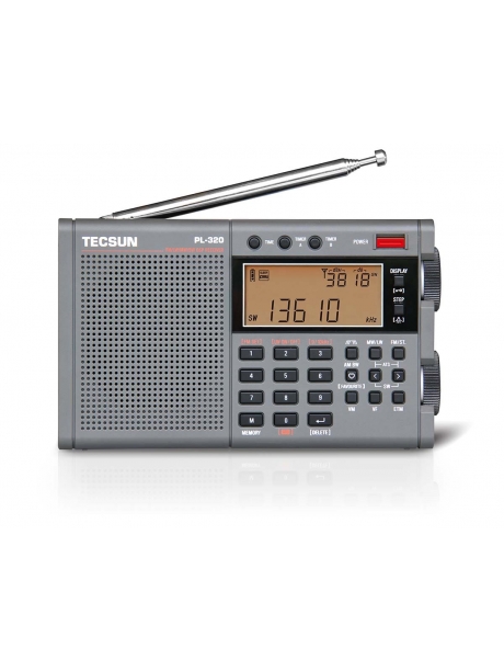 всеволновый портативный цифровой радиоприемник Tecsun PL-320 (export version) grey