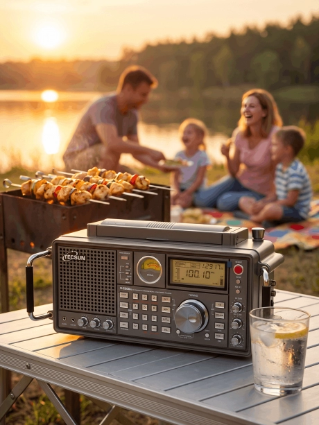всеволновый профессиональный радиоприемник Tecsun S-2200x (export version) dark grey