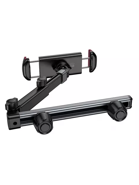 держатель на подголовник Hoco H69 Gamble telescopic tablet car holder (rear pillow) black &amp; red