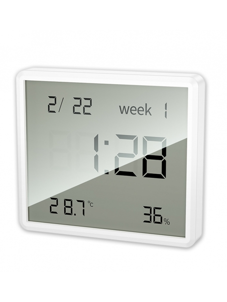 электронные часы с гигротермометром Hoco HX41 white
