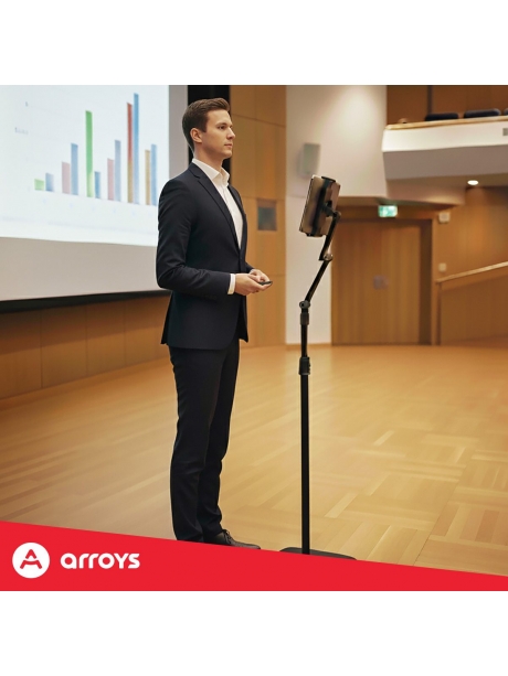 подставка напольная для планшета Arroys F-LU14 black