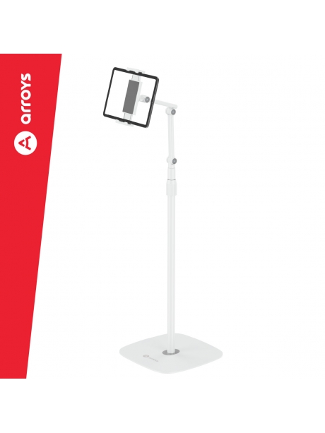 подставка напольная для планшета Arroys F-LU14 white