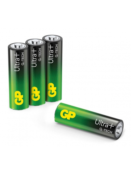 алкалиновая батарейка GP Ultra Plus G-tech LR6/AA-4BL 