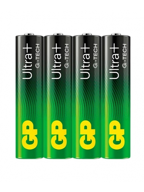 мизинчиковая батарейка GP Ultra Plus G-tech LR03/AAA-4BL 