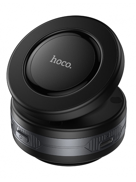 держатель MagSafe с электрической присоской Hoco H87 Dragon electric suction cup magnetic holder (universal) black/metal gray