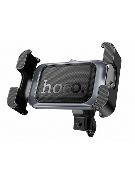 держатель на руль велосипеда или мотоцикла Hoco H82 Vista bicycle Motorcycle Universal holder black metal gray
