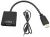 адаптер Cablexpert HDMI>VGA 19M/15F 