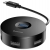 концентратор USB 3.0 Baseus round box HUB adapter Type-C black