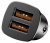 автомобильное зарядное устройство Baseus Square metal A+A 30W  Dual QC3.0 black