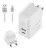 зарядное устройство LDNIO A4403C PD+Auto-id Fast Travel Charger + кабель USB - Lightning white