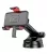 держатель для телефона на присоске Hoco H22 Dragon automatic clamping car holder (center console) red and black