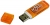 флешка USB SmartBuy Glossy series 64Gb orange