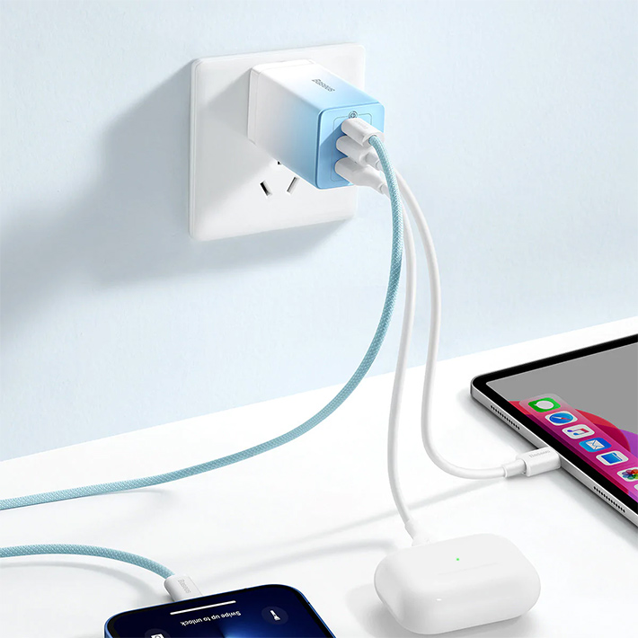 СЗУ Baseus GaN3 Pro Fast Charger 2C+U 65W